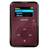 SanDisk Sansa Clip+ 4 GB MP3 Player (Red)