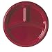 Solo PS1CR-0099 10.25In Deepwell 3 Compartment Plastic Red Plate Party (500-Pack)