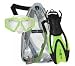 U.S. Divers Aqua Lung Sport KIDS Lanai LX Mask, Proflex II Jr. Fins, Hydroair II Jr. Snorkel & Mesh Pro Bag DELUXE Snorkel Gear