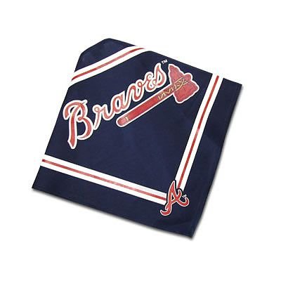 Dog Bandana - Atlanta Braves - Small
