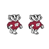 Wisconsin Badgers Official Logo Earrings