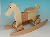 Eigenschaften Holzinnsel Pferd natur / Swing-Goo Schaukel-rutsch-Pferd
