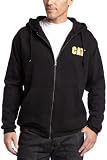 Caterpillar Mens Thermal Lined Full Zip Hooded Sweatshirt