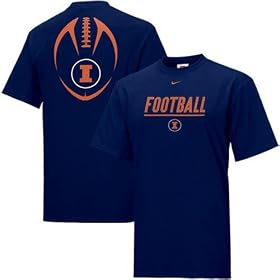 Nike Illinois Fighting Illini Navy Blue Youth Team Issue T-shirt