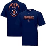Nike Illinois Fighting Illini Navy Blue Juvenile Team Issue T-shirt