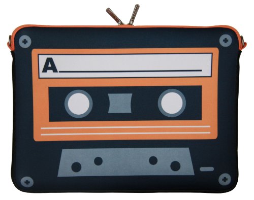 DIGITTRADE LS132-17 Notebook Sleeve 17.3 Laptop Bag Grey Neoprene Soft Carry Case up to 17.3 Inch Anti Shock System