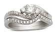 14K White Gold Diamond Wedding Set - 0.50 Ct.