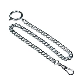 Chrome Chain for Pocket Watches