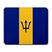 Barbados Flag Mouse Pad