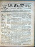 ANNALES POLITIQUES ET LITTERAIRES (LES) [No 793] du 04/09/1898 - MONT BLANC - <ATT C> PRISE DU BREVENT. - METEOROLOGIQUE VALLOT. - <ATT> PAR LA SOCIETE ASTRONOMIQUE DE FRANCE - M. GROSCLAUDE AU SOMMET DU MONT BLANC. - PYRAMIDE DE GLACE AU FLANC DU MONT BLANC. - L'OBSERVATOIRE JANSSEN.