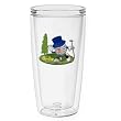 Birdie 16 oz Insulated Beverage Tumbler, Clear (Licensed Be the Ball design)