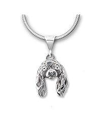 Sterling Silver Cavalier King Charles Spaniel Pendant by The Magic Zoo