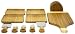 Mango Leaf 15500 Bamboo Cheese and Server Set
