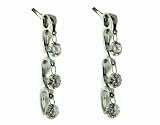 Ladies 0.31ct Diamond Three Stone Laser Drilled Earrings