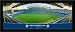CHELSEA FC OFFICIAL Stamford Bridge Empty Ground Halfway Line Framed Panoramic Print 626 x 238 mm (25 x 9.5 approx)