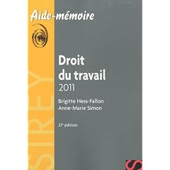 Droit du travail 2011