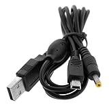 GTMax 2 in 1 Retractable USB Data Cable + Charger Cable for Sony PlayStatio ....