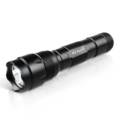ThorFire Redesigned WF502B 540 Lumens LED Flashlight Cree XM-L2 EDC Torch Clip 3 Modes Use 18650 Battery Not Included