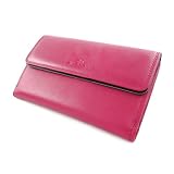 Wallet + checkbook holder leather "Gil Holsters" red full grain.