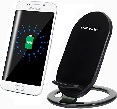 Qi Wireless Charger, Crestar Mobile Phone Fast Charge 2-Coils for All Qi Enabled Devices Sumsung, HTC, LG, SONY