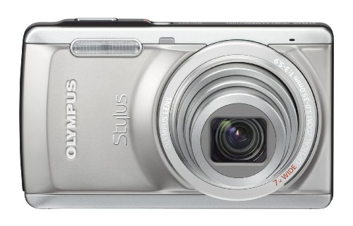 Olympus Stylus 7040 14 MP Digital Camera with 7x Wide Angle Dual Image Stabilized Zoom and 3.0 inch LCD (Titanium)
