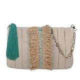[アニヤハインドマーチ] Anya Hindmarch クラッチ SONNY CLUTCH RAFFIA グリーン 緑 IN GREEN[並行輸入] ソニー