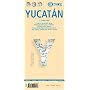 Laminated Yucatan Map by Borch