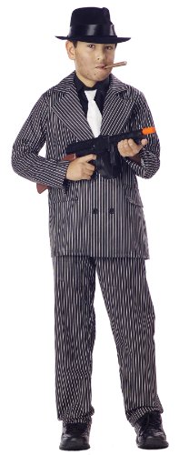 Boys 20's Gangster Costume - Child Medium