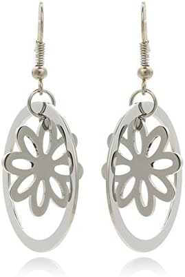 LucysProm Women's Jewelry Earrings Plated Earring White Round Shape Star