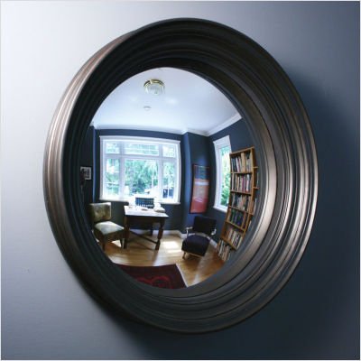 Dorian 24 Convex Wall Mirror Color: Bone White