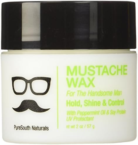 Mustache Wax with Firm Hold By My Best Beard 2 Oz Long Lasting with Leave in Conditioner for All Styles