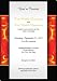 Red Gold Scroll Wedding Invitation Flat