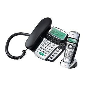 Binatone Fusion 2510 DECT with Corded Additional Handset & Answering Machine in Black