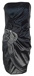 Strapless Applique Nylon/Polyester/Spandex/Taffeta  Dress