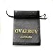 OVALBUY 8mm 108 Black Stone Beads Buddhist Prayer Mala Necklace