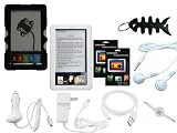 iShoppingdeals - 10 PC Accessory Lot Bundle for Barns Noble Nook Reader