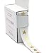 ChromaLabel 3/8 Inch Star Stickers, School Reward Stickers, Ideal for Kids - 1000 Star Sticker Labels per Dispenser Box, Metallic Gold Sticker