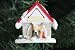 Boxer Dog Doghouse Christmas Ornament