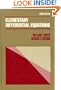 Elementary Differential Equations