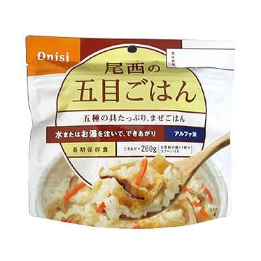 尾西食品　五目ごはん（アルファ米）