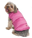 Fashion Pet Reversible Arctic Dog Coat, Medium, Pink