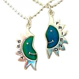 Mood Best Friends Sun Pendant with on Silver Ball Chain