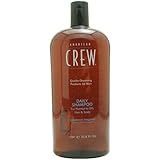 American Crew Daily Shampoo, For Normal to Oily Hair and Scalp, 33.8-Ounce Bottles (Pack of 2) - Packaging May Vary