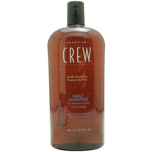 American Crew Daily Shampoo, For Normal to Oily Hair and Scalp, 33.8-Ounce Bottles (Pack of 2) - Packaging May Vary
