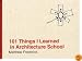 101 Things I Learned in Architecture School