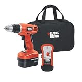 Black & Decker GCO14SFB 14-Volt Ni-Cad 3/8-Inch Cordless Drill/Driver with Storage Bag and Stud Sensor
