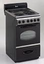 Avanti 20" Electric Range Black/SS