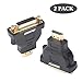 HDMI to DVI Adapter, Benfei HDMI to DVI-D DVI Bidirectional Converter Male to Female Gold-Plated Cord 2 Pack