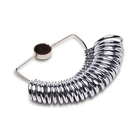 Metal Ring Sizer/Great For Jewelry Shows & Custom Fit - Standard Sizing