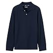 Boys' Cherokee® School Uniform Long-Sleeve Polo - Navy